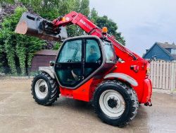 MANITOU MLT634-120 4WD TELEHANDLER *AG-SPEC* C/W PUH & BUCKET