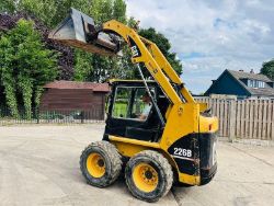 CATERPILLAR 266B 4WD SKIDSTEER C/W BUCKET