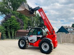 MANITOU MLT932 4WD TELEHANDLER * 9 METER REACH * C/W TINES & BUCKET