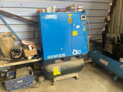 2017 ABAC GENESIS 15 270 LITRE SCREW AIR WORKSHOP GARAGE COMPRESSOR 8 BAR