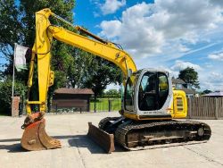 NEW HOLLAND KOBELCO E135SR EXCAVATOR *ZERO SWING* C/W QUICK HITCH