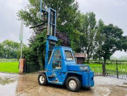 CATERPILLAR V140 DIESEL FORKLIFT C/W 2 STAGE MAST