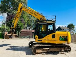 KOMATSU PC130-7K TRACKED EXCAVATOR C/W QUICK HITCH AND BUCKET