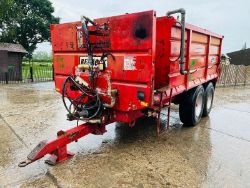 8000L BUNDED DIESEL DOWSER C/W RED ROCK TWIN AXLE TRAILER