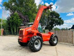 MANITOU MLT628T 4WD TELEHANDLER *6164 HOURS* C/W PALLET TINES