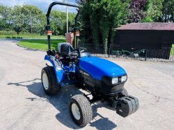NEW HOLLAND TC21 COMPACT TRACTOR *ROAD REGISTERED* C/W FRONT WEIGHTS