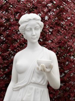 GORGEOUS LIFESIZE TERRAZO MARBLE GARDEN STATUE