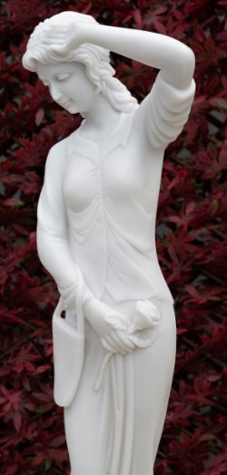 GORGEOUS LIFESIZE TERRAZO MARBLE GARDEN STATUE 