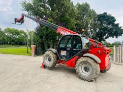 MANITOU MLT1030 4WD TELEHANDLER *10 METER, 4834 HOURS* C/W PALLET TINES