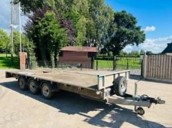 NUGENT TRI-AXLE TRAILER *18 FOOT X 6 FOOT