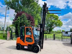 DOOSAN D33S-5 DIESEL FORKLIFT * YEAR 2012 * C/W SIDE SHIFT
