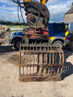 SELECTOR GRAB GRAPPLE 80 MM PINS DAEWOO JCB HITACHI EXCAVATOR DIGGER