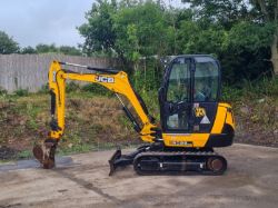 JCB 8026 MINI DIGGER 2.6 TON, 2017, *LOW HOURS* 1.5 3 TON