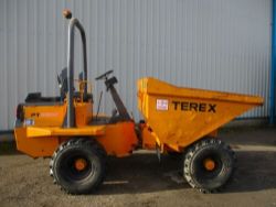 TEREX 3 TON DUMPER BARFORD BENFORD THWAITES KUBOTA ENGINE