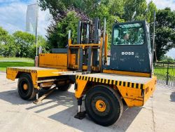 BOSS 787.10 SIDE LOADING FORKLIFT *FULL REFERB IN 2013* C/W 2 X SUPPORT LEGS