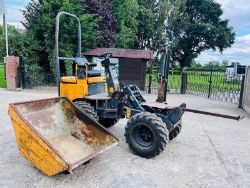 TEREX 4WD DUMPER *4 CYL KUBOTA ENGINE* C/W SKIP AND HYDRAULIC LOG SPLITTER