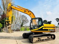 JCB JS160 TRACKED EXCAVATOR * YEAR 2006 * C/W QUICK HITCH AND BUCKET