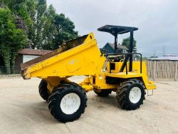 WINGET 6000 4WD DUMPER C/W ROLE FRAME, CANOPY & PERKINS ENGINE