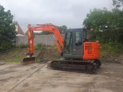 2011 HITACHI ZX85 MIDI DIGGER 8.5 TON HOURS - 6K