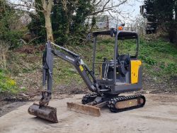 2017 VOLVO EC18D MINI DIGGER 1.8 TON, 2017, *NO VAT ON HAMMER
