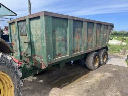BAILEY 12 TON TIPPING DUMP TRAILER FORD JOHN DEERE TRACTOR TWIN AXLE