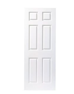 WICKES LINCOLN INTERNAL MOULDED DOOR WHITE PRIMED GRAINED 6 PANEL 1981 X 838MM RRP £42