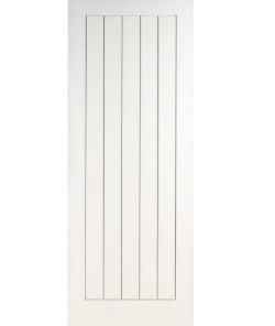 WICKES INTERNAL COTTAGE MOULDED DOOR WHITE PRIMED 5 PANEL 1981 X 838MM RRP £42