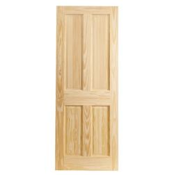 SKIPTON 4P CLEAR PINE DOOR 1981X610MM RRP £80