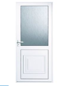 WICKES TYNE ALUMINIUM DOOR GLAZED 1981 X 762MM RIGHT HAND HUNG RRP £367