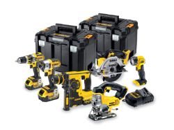DEWALT 18V XR BRUSHLESS 6 PIECE POWER TOOL KIT DCK699M3T-GB RRP £1,019