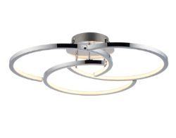 JAVA SEMI FLUSH CHROME LED LIGHT RRP £60