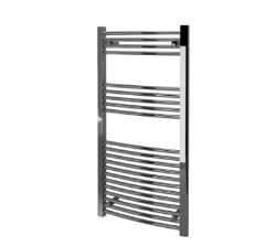 KUDOX CURVED TOWEL RADIATOR - CHROME 600 X 1200 MM RRP £115