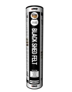 IKO BLACK SHED FELT 10 X 1M RRP £20