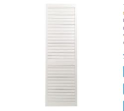 WICKES INTERNAL CLOSED LOUVRE DOOR WHITE PRIMED 1981 X 610MM RRP £82