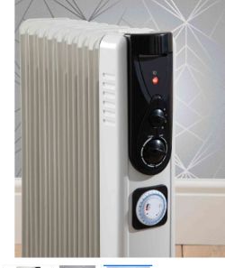 OIL FILLED HEATER 9 FIN 2000W RRP £47