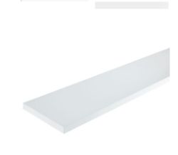 MFC WHITE SHELF 1830 X 300 X 25MM RRP £20