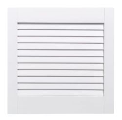 WICKES INTERNAL CLOSED LOUVRE DOOR WHITE PRIMED 457 X 457MM RRP £26