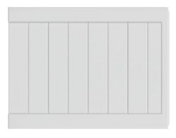 WICKES TONGUE & GROOVE EFFECT REINFORCED END BATH PANEL - 690 X 500MM RRP £12