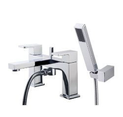 WICKES KUBIC CHROME BATH SHOWER MIXER TAP RRP £99