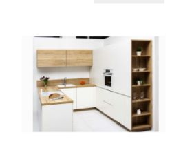 MFC EMBOSSED OAK SHELF 1200 X 305 X 18MM RRP £15