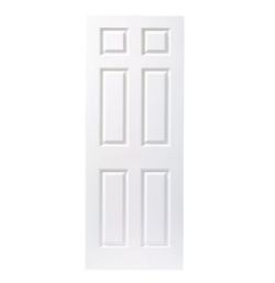 WICKES LINCOLN INTERNAL MOULDED DOOR WHITE PRIMED GRAINED 6 PANEL 1981 X 838MM RRP £42