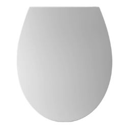 WICKES SOFT CLOSE POLYPROPYLENE WHITE PLASTIC TOILET SEAT RRP £17