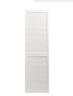 WICKES INTERNAL CLOSED LOUVRE DOOR WHITE PRIMED 1829 X 533MM RRP £76