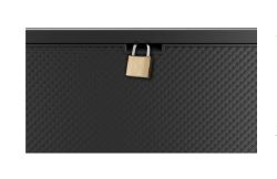 KETER EMILY OUTDOOR PLASTIC GARDEN STORAGE BOX - GRAPHITE RRP £37