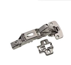 165 DEGREE SOFT CLOSE CLIP ON CABINET SOFT CLOSE HINGE NICKEL PLATED 35MM - PACK OF 2 RRP £8