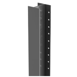 DURAPOST STEEL FENCE POST ANTHRACITE GREY - 55MM X 54MM X 2.4M RRP £36