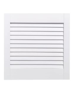 WICKES INTERNAL CLOSED LOUVRE DOOR WHITE PRIMED 457 X 457MM RRP £26