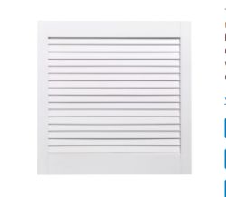 WICKES INTERNAL CLOSED LOUVRE DOOR WHITE PRIMED 610 X 610MM RRP £32