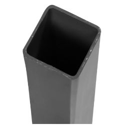 DURAPOST STEEL CORNER/GATE FENCE POST ANTHRACITE GREY - 75MM X 75MM X 2.4M RRP £64