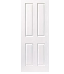 WICKES CHESTER INTERNAL MOULDED DOOR WHITE PRIMED GRAINED 4 PANEL 1981 X 838MM RRP £42